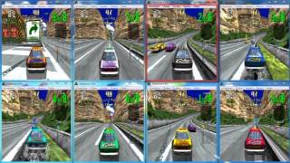 Daytona USA  Model 2 Emulator network fun [upl. by Gnaig]