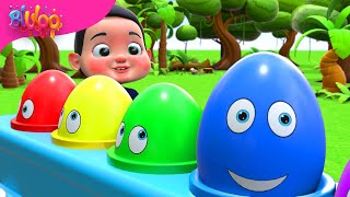 Surprise Eggs Kids Song  BluLoo Nursery Rhymes amp Kids Songs [upl. by Germaine351]