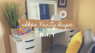 Ikea Vanity Dupe [upl. by Eenahs]