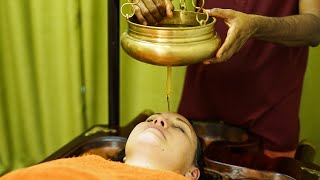 Shirodhara  Ayurvedic treatment [upl. by Dloraj]