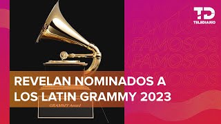 Estos son todos los nominados a los Latin Grammy 2023 [upl. by Deadman883]