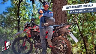 VENTO CROSSMAX 300 RALLY  ¿Vale la pena  Todos los detalles  reseña  ¡con doble radiador [upl. by Enaffit]