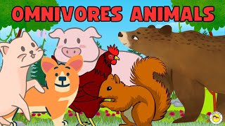 Omnivores Animals  Omnivores Animals Names  Omnivores Animals Names In English With Facts [upl. by Pinchas]