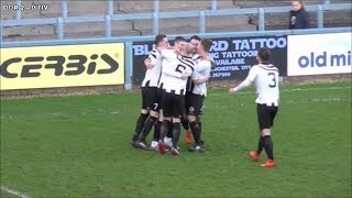 Dorchester Town v Tiverton Town  010118  Goals [upl. by Onil]