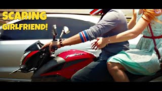 New Pulsar NS 200 Fi  SCARING GIRLFRIEND Funny Ad [upl. by Nollid]