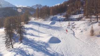 Opening Le domaine peaufine ses pistes avec la neige de culture [upl. by Golliner407]