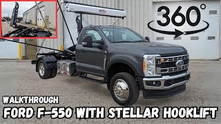 FORD F550 With Stellar NXT Hooklift Walkthrough [upl. by Llerrem]