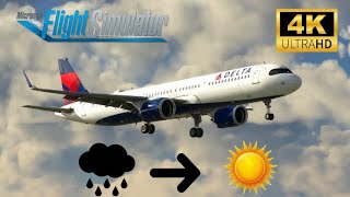 RAIN TO THE SUN  MSFS 2020  DetroitKDTW✈CancúnMMUN  Full Flight [upl. by Auqenahs]