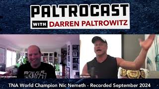 Nic Nemeth On Being TNA World Champion His Podcast David Lee Roth amp Whether He Will Write A Book [upl. by Irb]