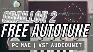 Free Autotune  GRAILLON 2  All features explained  VST AU Download [upl. by Anec]