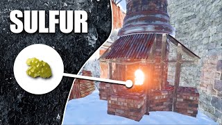 a GROUP WERE COOKING SULFUR in THEIR LARGE FURNACES  Rust Solo Survival 3 of 4 [upl. by Assirk]