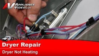 Whirlpool Dryer Repair  Not Heating  Fuse Kit [upl. by Goodhen]