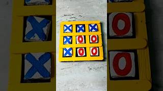 Tictactoe Game Easy DIY  How to Make TIC TAC TOE yt shorts diy tictactoe MissAgrawal21kids [upl. by Lowndes461]