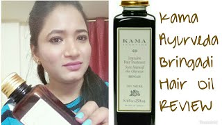 Kama Ayurveda Bringadi Hair Treatment Oil REVIEW How to do Hair Oiling [upl. by Warfeld290]