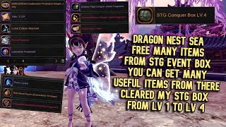 Free Many Items From STG Conquer Box Event DN SEA May 2024  During STG Contest Season 10 Lv 1Lv 4 [upl. by Anabelle]