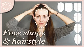 Good hairstyles for your face shape amp how to determine your shape  Justine Leconte [upl. by Ahsital820]