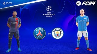 FIFA 24  PSG vs Manchester City  UEFA Champions League Final  PS5™ 4K60FPS [upl. by Joana619]