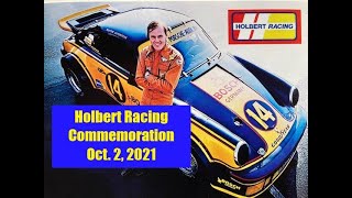 Holbert Racing Historical Marker Sign Dedication Ceremony 10221 [upl. by Nnaynaffit]