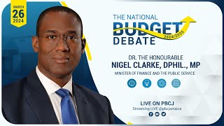 Budget Debate  Nigel Clarke  Sitting of the House of Representatives  March 26 2024 [upl. by Carnahan]