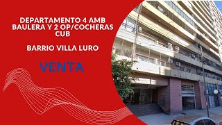 Venta  Departamento 4 ambientes con cocheras y bauleraVilla Luro inmobiliariafrancioneargentina [upl. by Sherilyn463]