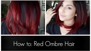 How To Red Ombre Hair [upl. by Lavern]