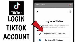 How to Login in Tiktok using Mobile Number [upl. by Htiduy392]