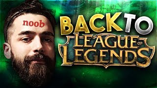 MY RETURN TO LEAGUE OF LEGENDS [upl. by Fawcette]