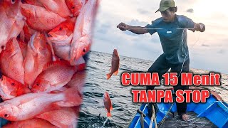 Cuma 15 Menit Langsung Bisa Pulang Mancing Kakap Merah [upl. by Siednarb231]