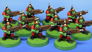 Retro Warhammer painting Gretchin Goffs [upl. by Inan]