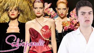 SCHIAPARELLI IS BORN AGAIN Fall 2022 Haute Couture Fashion Show Review [upl. by Gittel533]