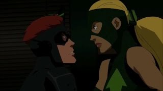 Young Justice Season 1 Kid Flash amp Artemis All Moment [upl. by Atonsah]