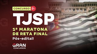 Concurso TJ SP  1ª Maratona de Reta final pós edital [upl. by Lordan]