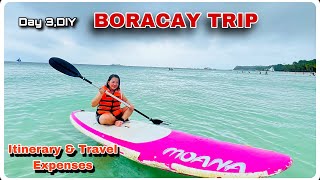 BORACAY Trip Day 3  SNORKELLING HELMET DIVING PARAW SAILING  Itinerary amp Expenses  Irene Nicer [upl. by Saint381]