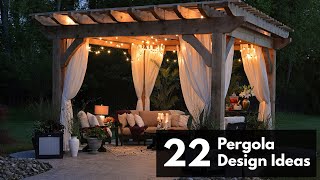 22 Pergola Design Ideas for the Perfect Outdoor Retreat [upl. by Zales]