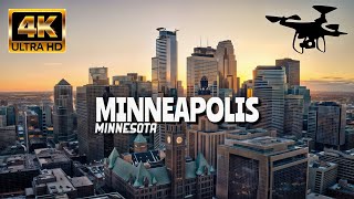 Minneapolis Minnesota In 4K By Drone  Amazing View Of Minneapolis Minnesota [upl. by Rafael28]