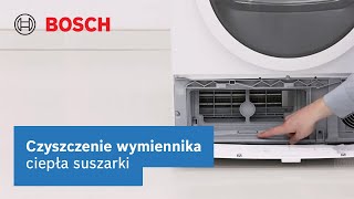 Jak wyczyścić wymiennik ciepła w suszarce Bosch  Bosch Home Polska [upl. by Hnad]