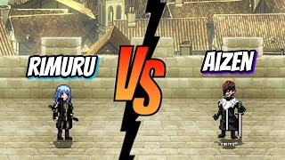 Aizen Vs Rimuru bleach x I got reincarnated as a slime fights  mugen [upl. by Dnaltruoc]