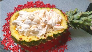 SALATA ANANAS cu PIEPT de PUI СалатquotАНАНАСquot я его ОБОЖАЮ [upl. by Huttan]