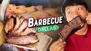 Trying EVERY BBQ in Dallas Part 1  TEXAS BBQ Food Review [upl. by Rats]