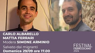 Salvato dai migranti Mattia Ferrari Cappellano di Mediterranea Carlo Albarello Simone Arminio [upl. by Twum]