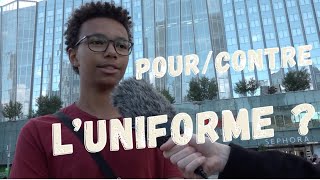 L uniforme à lecole pour ou contre [upl. by Nike522]