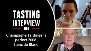 Tasting the amazing Taittinger Comtes de Champagne Blanc de Blancs 2008 with Vitalie Taittinger [upl. by Kaitlin]