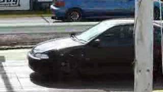 H22A TURBO CIVIC COUPE 7psi run in tune [upl. by Adalie]