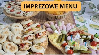 IMPREZOWE MENU Szybkie i proste przekąski dla niespodziewanych gości [upl. by Sulecram]