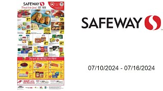 Safeway Weekly Ad US  07102024  07162024 [upl. by Ahsercul]