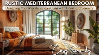 Exploring Rustic Nature  Creating Your Mediterranean Rustic Bedroom Escape with Courtyard Serenity [upl. by Frendel436]