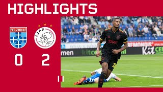 Sweet points in Zwolle 🔴🟡🟢  Highlights PEC Zwolle  Ajax  Eredivisie [upl. by Keil515]