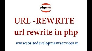 UrlRewrite  url rewrit in php Basic to advanced very Easy [upl. by Alisun]