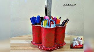 DIY Rotating Organizer  My Own Idea Without Stick From Recycled [upl. by Gwenora474]