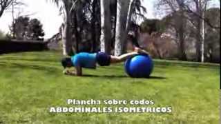 Personal Running  FITBALL Plancha sobre codos  Abdominales isométricosm4v [upl. by Leupold773]